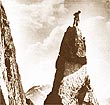 Climbing Nape's Needle, early 1900's